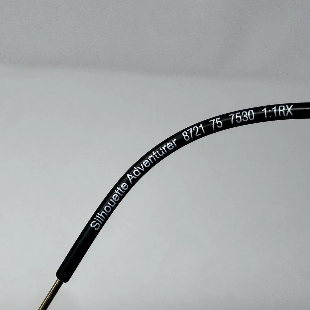 Silhouette Adventurer 8721 75 7530 1:1RX Gold Eyeglass Frames